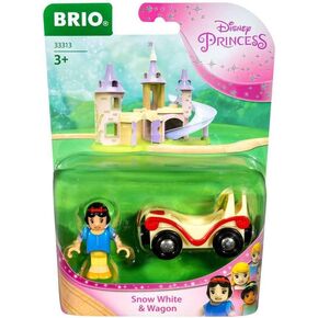 BRIO - 33313 Disney Princess Jasmine & Wagon | 2 Piece Toy Train for Kids Ages 3 and Up