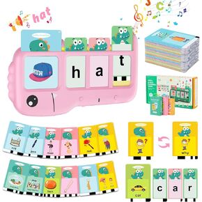 Talking Flash Cards for Toddlers 2-8: Alphabet Learning & Spelling Games with 224 Sight Words - Montessori Sensory Toys for Preschool Boys & Girls, Speech Therapy Toys for Kids with Autism, Ideal Gift