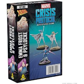 Atomic Mass Games Marvel: Crisis Protocol Emma Frost and Psylocke Character Pack - Psychic Mutants Unleashed! Tabletop Superhero Game, Ages 14+, 2 Players, 90 Minute Playtime, Made