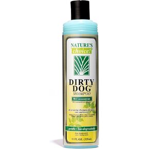 Nature's Choice Dirty Dock Shampoo - شامبو الحيوانات الأليفة الطبيعي للكلاب والقطط والخيول - خالية من القسوة وخالية من المنظفات وغير سامة للشامبو المرطب للحيوانات الأليفة - مركزة 50: 1 (11 أوقية) in Kuwait