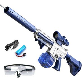 Electric Water Gun, Automatic Water Gun for Adults and Kids, 400CC Large Capacity Squirt Gun, Range up to 26-30 FT, Summer Outdoor Beach Pool Party Toy