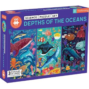 Mudpuppy Depths of The Oceans Science Puzzle Set