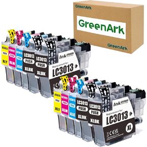 GREENARK Compatible Ink Cartridge Replacement for Brother LC3013 LC-3013 XL High Yield Ink use for Brother MFC-J491DW, MFC-J497DW, MFC-J690DW, MFC-J895DW Printer (3 Black, 3 Cyan, 3 Magenta, 3 Yellow)
