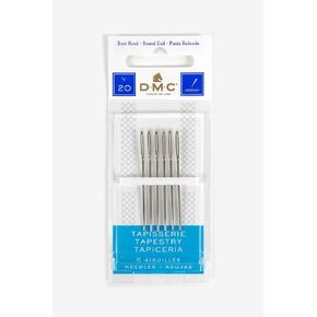 DMC 1767-20 Tapestry Hand Needles, 6-Pack, Size 20