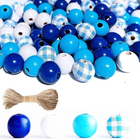 120pcs الحرف الوردية الحرف الخشبية - الوردي ، اللطيف جولة جولة بقعة بافالو من خشب الخشب المستدير - ملونة بوهو ملونة الاستوائية - الربيع الصيفي جارلاند ديي ، مع حبل 32.8 قدم in Kuwait