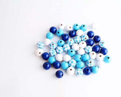 120pcs الحرف الوردية الحرف الخشبية - الوردي ، اللطيف جولة جولة بقعة بافالو من خشب الخشب المستدير - ملونة بوهو ملونة الاستوائية - الربيع الصيفي جارلاند ديي ، مع حبل 32.8 قدم in Kuwait