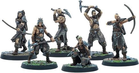 Modiphius The Elder Scrolls: Call to Arms - Bandit Pillagers Expansion - 6 Unpainted Resin Figures, Chapter 3, RPG, Includes Scenic Bases, 32MM Scale Figures, Tabletop Roleplaying Game in Kuwait