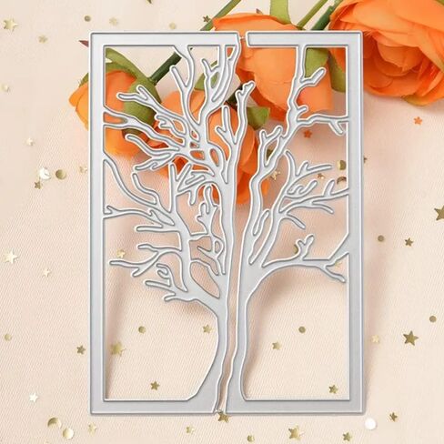 تقسيم إطار شجرة القالب المعادن ، تقسيم شجرة إطار القطع المعادن قطع الستنسل بطاقة ورقة الحرف DIY القالب القطع المعادن يموت الألبوم الألبوم. in Kuwait