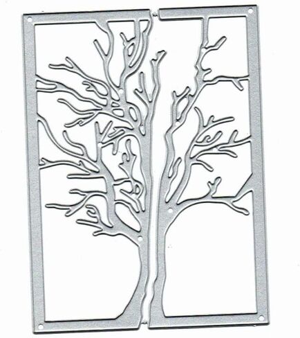 تقسيم إطار شجرة القالب المعادن ، تقسيم شجرة إطار القطع المعادن قطع الستنسل بطاقة ورقة الحرف DIY القالب القطع المعادن يموت الألبوم الألبوم. in Kuwait