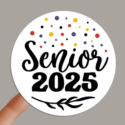 120 x Senior 2025 Cut Sticker, Senior Stickers, Gift for 2025 Grad, Graduating 2025, Senior Year 2025 Stickers, Graduation Party Favor Decor, Party Decor 1.6" (Senior 2025) in Saudi Arabia