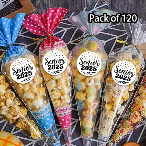 120 x Senior 2025 Cut Sticker, Senior Stickers, Gift for 2025 Grad, Graduating 2025, Senior Year 2025 Stickers, Graduation Party Favor Decor, Party Decor 1.6" (Senior 2025) in Saudi Arabia