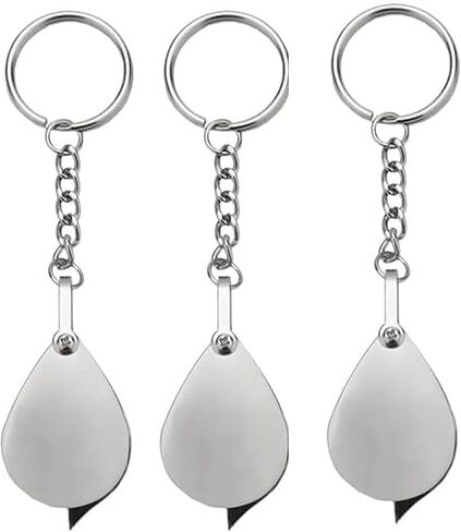 رونغون جيب صغير مكبرة الزجاج 10x المجوهرات Loupe Magnifier طي العدسة المكبرة حلقة المجوهر in Kuwait