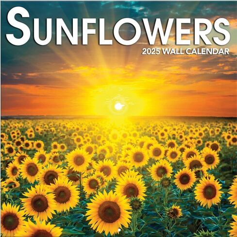 TURNER PHOTOGRAPHIC Sunflowers 12x12 Photo Wall Calendar (25998940054) in Saudi Arabia