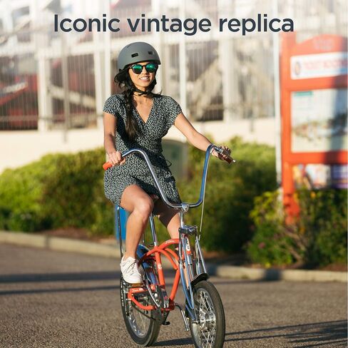 Schwinn Classic Krate Kids Bike for Boys Girls Age 6+ Years Old, 13-Inch Frame, Iconic Sting-Ray Frame & Springer Fork, Vintage High-Rise Ape Handlebar, Banana Seat, 16" Front Wheel and 20" Rear Wheel in Saudi Arabia