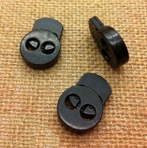 Ravenox Cord Locks for Drawstrings | Circle Dual Hold Lock | Cord Lock for Paracord, Bags, Luggage, Clothing Use | Camping Accessories for Great Outdoors | Cord Stops to Secure String, Rope and Twine in Saudi Arabia