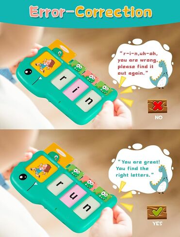 بطاقات Flash Talking للأطفال الصغار 2-8: ألعاب التعلم والتهجئة الأبجدية مع 224 كلمة رؤية - ألعاب Montessori الحسية للأولاد والبنات في مرحلة ما قبل المدرسة ، ألعاب علاج الكلام للأطفال المصابين بالتوحد ، هدية مثالية in Kuwait