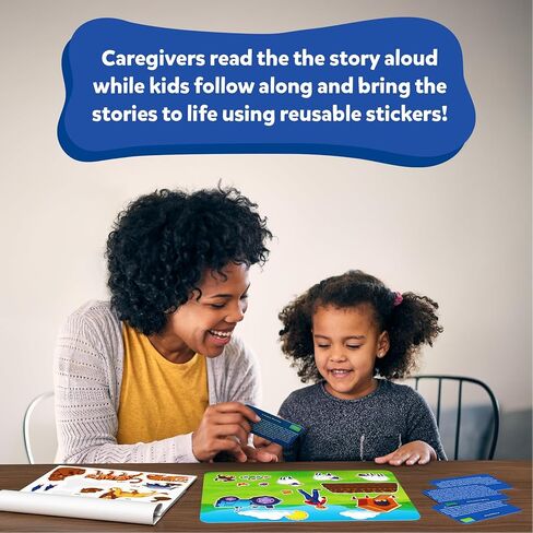 Skillmatics Reusable Stickers - Around Town, Creative Story Building Activity, Mess-Free, Learning & Educational Travel Toy, 150+ Stickers, Preschool Skills, Gifts for Kids Ages 3, 4, 5, 6, 7 in Kuwait