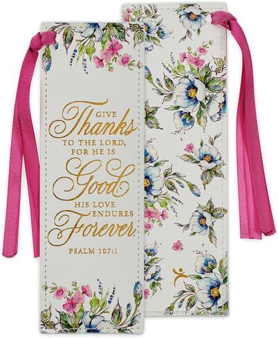 Christian Art Gifts Premium Faux Leather Bookmark for Women: Strength & Dignity Inspirational Bible Verse, Purple in Saudi Arabia