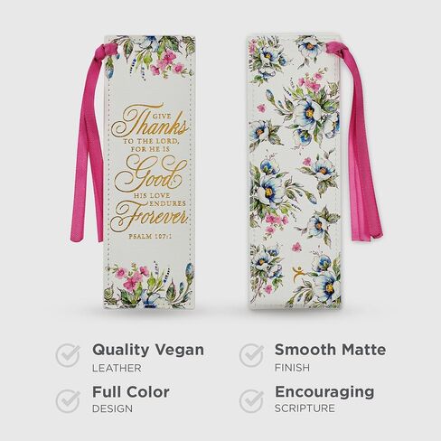 Christian Art Gifts Premium Faux Leather Bookmark for Women: Strength & Dignity Inspirational Bible Verse, Purple in Saudi Arabia