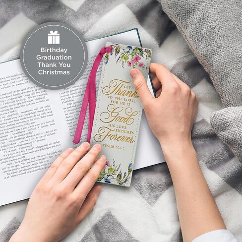 Christian Art Gifts Premium Faux Leather Bookmark for Women: Strength & Dignity Inspirational Bible Verse, Purple in Saudi Arabia