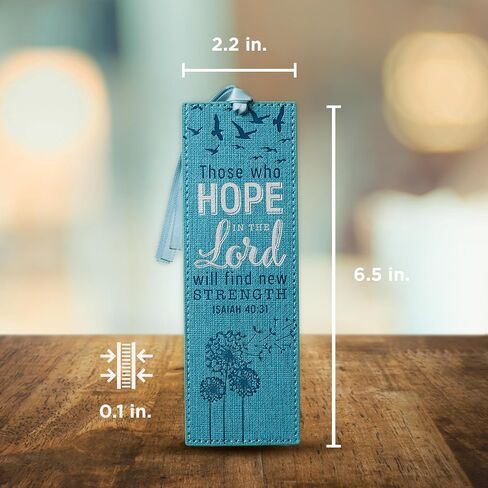 Christian Art Gifts Premium Faux Leather Bookmark for Women: Strength & Dignity Inspirational Bible Verse, Purple in Saudi Arabia