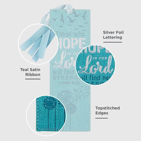 Christian Art Gifts Premium Faux Leather Bookmark for Women: Strength & Dignity Inspirational Bible Verse, Purple in Saudi Arabia