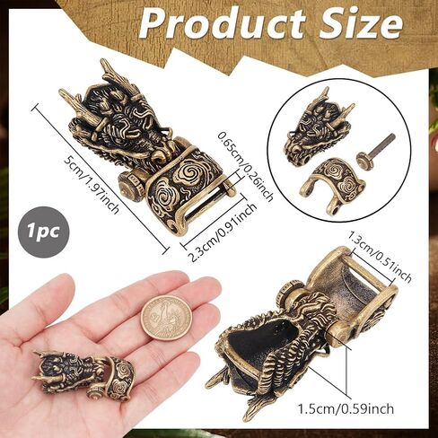 Nbeads النحاس النحاس الباراكورد ، والأرباك النحاسية bucles عتيقة paracord buclet in Kuwait