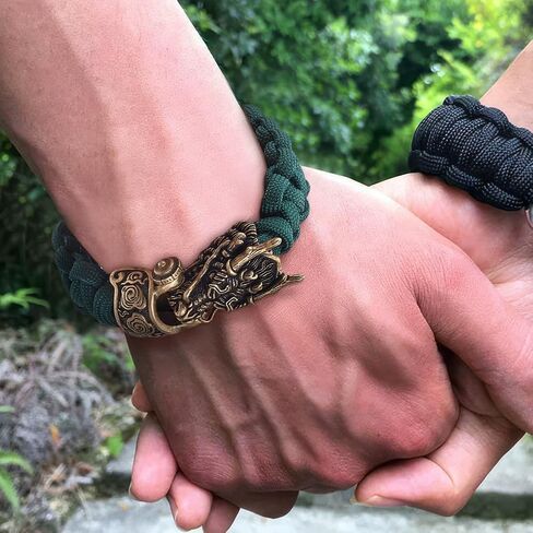 Nbeads النحاس النحاس الباراكورد ، والأرباك النحاسية bucles عتيقة paracord buclet in Kuwait