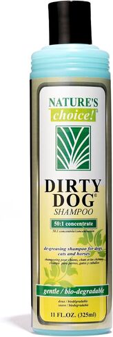 Nature's Choice Dirty Dock Shampoo - شامبو الحيوانات الأليفة الطبيعي للكلاب والقطط والخيول - خالية من القسوة وخالية من المنظفات وغير سامة للشامبو المرطب للحيوانات الأليفة - مركزة 50: 1 (11 أوقية) in Saudi Arabia