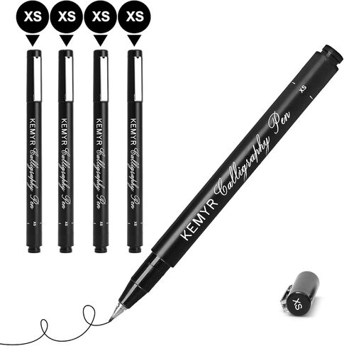 Micro Fine Liner Drawing Art Art Pens Lealigraphy Arms: 22 Size Art Supplies Archival Archival Black Ink Markers للفنانين ، والاستخدام للألوان المائية المهنية ، والرسم ، والأنيمي ، والمانجا ، و Zentangle in Kuwait