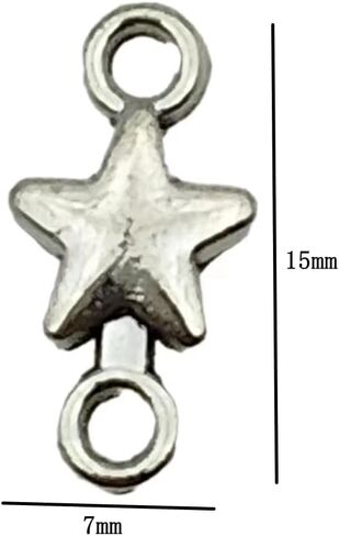 Antiqued Silver Alloy Charms Pendants Vintage Pendants for Bracelet Jewelry Making DIY Craft Supplies in Kuwait