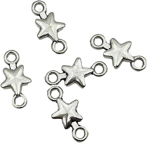 Antiqued Silver Alloy Charms Pendants Vintage Pendants for Bracelet Jewelry Making DIY Craft Supplies in Kuwait