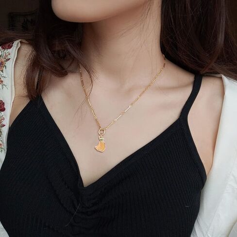 Liqunsweet 100 PCS Banana Lightgold Charms Metal Metal Sloy Monamel Dangle Charms لصنع المجوهرات - 15x11mmmm in Kuwait