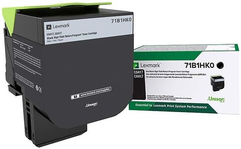 Lexmark 71B1HK0 CS417dn CX417de CS517de CX517de Black High Yield Return Program Cartridge Toner in Saudi Arabia