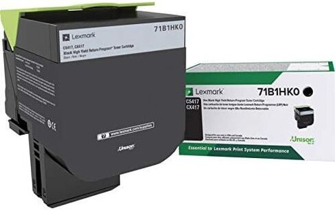 Lexmark 71B1HK0 CS417dn CX417de CS517de CX517de Black High Yield Return Program Cartridge Toner in Saudi Arabia
