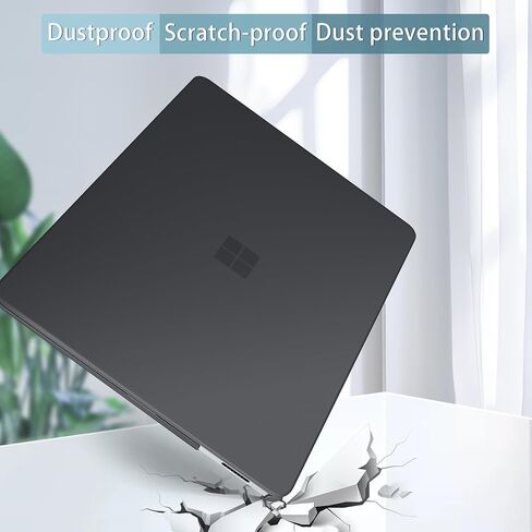 Case for Microsoft Surface Laptop 13.8 inch, 2024 Windows 11 Copilot+ PC, 7th Edition Touchscreen Display, Plastic Hard Shell Case with Keyboard Cover & Screen Protector, Sparkly Pink in Saudi Arabia
