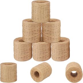 1500G All-Natural Raffia Ribbon ، Raffia Straw للتغليف الهدايا ، مشاريع الحرفية ، والديكورات الموسمية ، عيد الميلاد ، عيد ميلاد ، بواسطة ihdyppew