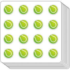 Tennis Planner Stickers, 0.5in Monthly Scrapbooking Kids DIY Arts Crafting 208-Pack
