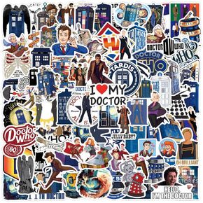 Doctor Who Stickers 110pcs Decals for Laptops Water Bottles Toys and Gifts for Teens,Girls,Perfect for Laptop,Phone,Skateboard,Travel| Extra Durable Vinyl (DR100)