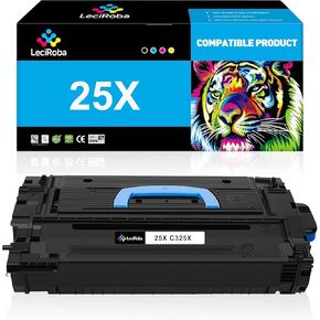 LeciRoba 25X Black High-Yield Toner Cartridge Replacement for HP 25X CF325X for HP Laserjet Enterprise Flow MFP M830 M830z M806 M806dn M806x+ Series Printer Ink Toner (1-Pack)