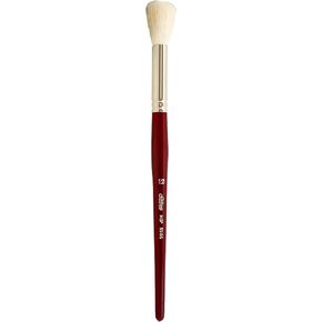 Silver Brush Limited 5518S-20 Silver Mop White Round Paintbrush for Oil, Acrylic, Watercolor, Pastels, & Charcoal, Size 20, Short Handle