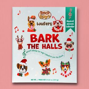 Wufers Advent Calendar for Dog Cookie Box | Handmade Hand-Decorated Dog Treats | Dog Gift Box Made with Locally Sourced Natural Ingredients
