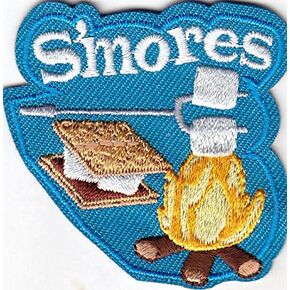 "S'MORES" - Iron On Embroidered Patch /Food, Dessert, Baking, Treats