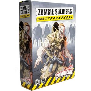 Zombicide 2nd Edition Zombie Soldiers Zombie Set - Shooter Walkers Expansion! Cooperative Strategy Game, Ages 14+, 1-6 Players, 1 Hour Playtime, Made by CMON
