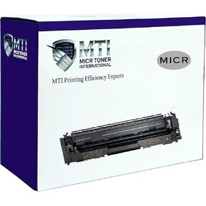MTI 206A MICR Toner Modified Replacement for HP 206A 206X | HP Color Laser Pro M255dw M255nw MFP M282nw M283cdw M283fdn M283fdw | W2110A Check Printer Magnetic Ink