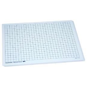 LEARNING ADVANTAGE Dry Erase Boards | Centimeter Grid | Set of 10 | Dry Erase Boards for Kids | Teach Early Math and Grid Concepts