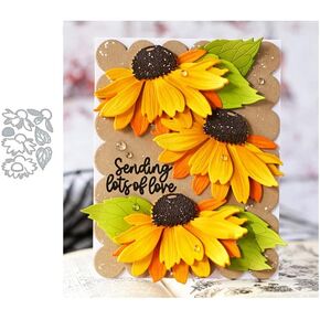 Chrysanthemums Metal Cutting Dies for Card Making New, Flower Carbon Steel Butterfly Die Cuts Stencils Tool for Paper Crafting/Scrapbooking/Embossing/Photo Album Decor/DIY