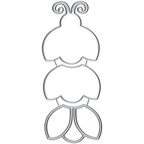 1Pc Cute Ladybug Shaker Metal Cutting Dies Stencil DIY Scrapbooking Embossing Tool Die Cuts Paper Card Album Template Mold Decoration Craft Metal Cutting Dies for Card Making Clearance，Scrapbooking