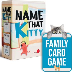 Name That Kitty - Cat Card Game for Kids 8-12 is Great for Cat Crafts, Cat Games, and Cat Memory Fans! Fun for Families, 9-Year-Old Girl Gifts, Cat Toys for Kids, or Cat-Themed Toys for Girls 6-8