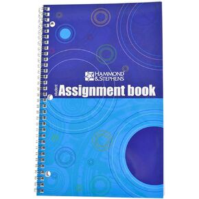 Hammond & Stephens Undated Weekly Student Planner, 7 x 11 Inches, 96 Sheets/192 Pages